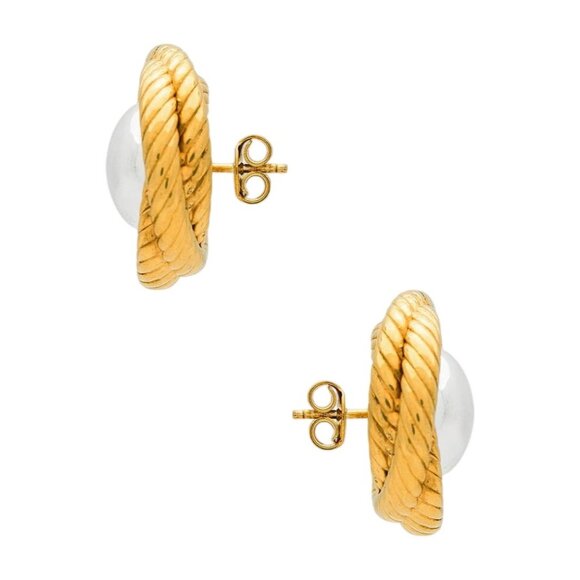 AUREUM Naomi Earrings in Two Tone One Size Womens - Picture 2 of 8